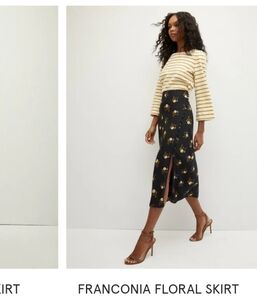 Veronica Beard Silk Franconia Skirt Size 0